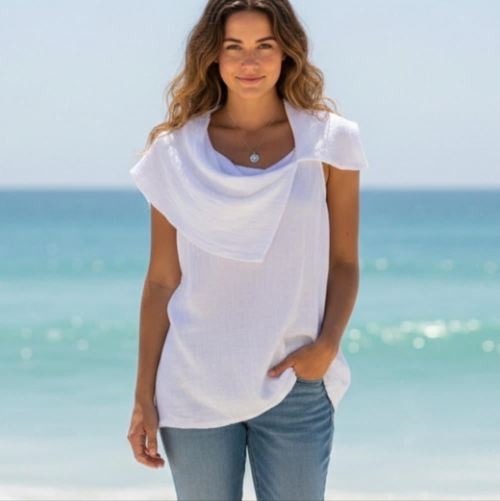 Cotton Gauze Blouse